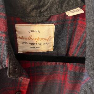 Men’s Weatherproof flannel button down shirt XL